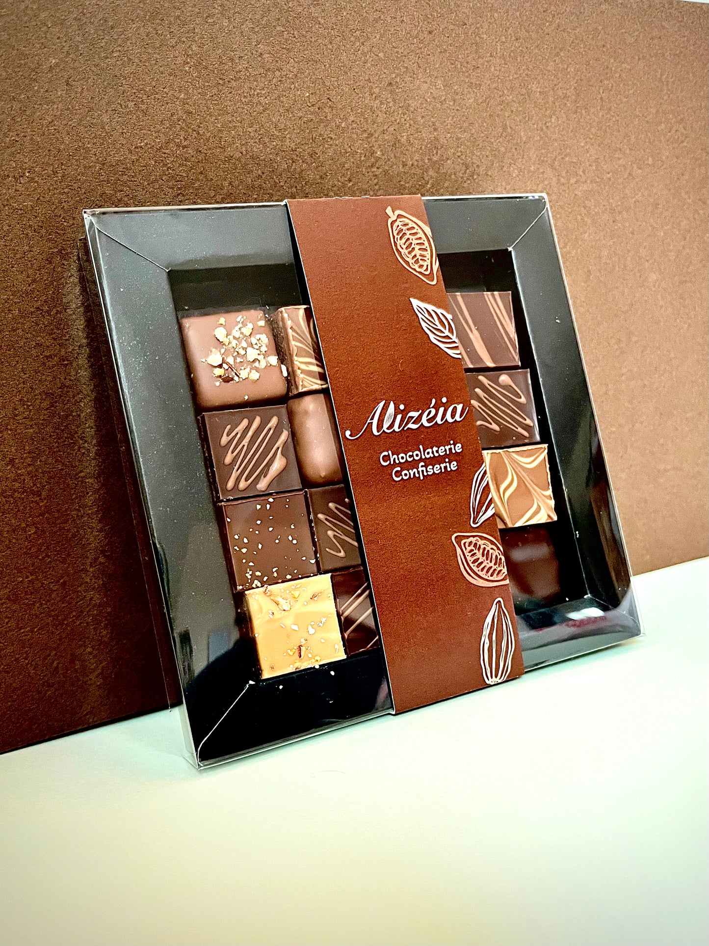 Coffret chocolats pralinés